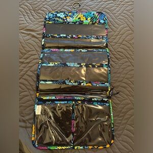 Vera Bradley never used hanging travel toiletry bag